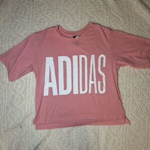 Pink Adidas Crop Top